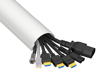 D-Line CLOAP3015A Clip-Over Accessory Join Multiple Lengths of 30x15mm Mini  Cable Cover | 10 Piece Electrical Trunking Multipack-Aluminium-Effect
