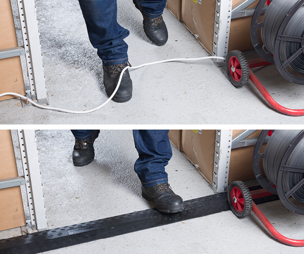 D-Line Floor Cord Cover – Protect Trailing Cables & Prevent Cable