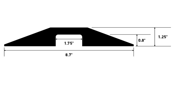 D-Line Floor Cord Cover – Protect Trailing Cables & Prevent Cable Trips