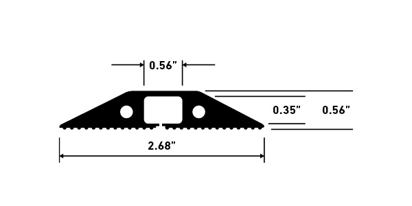 D-Line Floor Cord Cover – Protect Trailing Cables & Prevent Cable