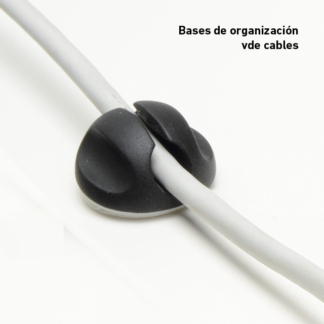 Accesorios para cables de D-Line: bucles, bandas, bases y clips para cables