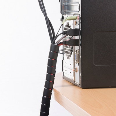 D-Line Cable Management Box, Hide Power Strips & Cords - Large