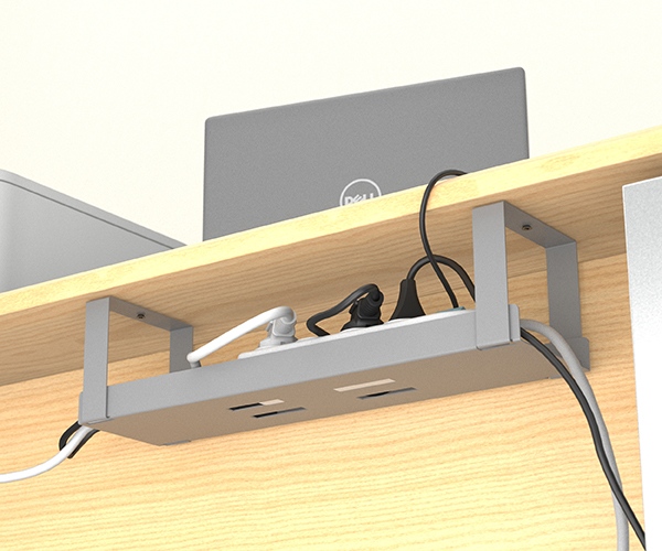 D-Line Cable Tidy Tray – reclaim wasted desk & floor space, manage  extension blocks and cable clutter