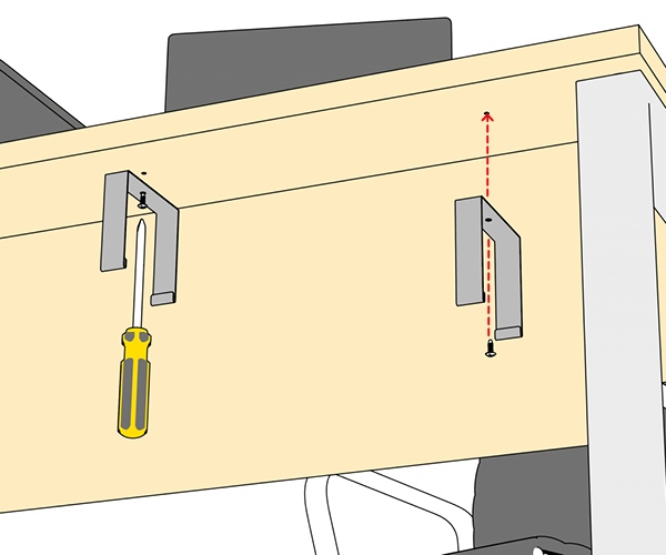 D-Line Cable Organizer Tray – reclaim wasted desk & floor space