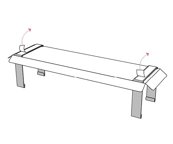 D-Line Cable Organizer Tray – reclaim wasted desk & floor space